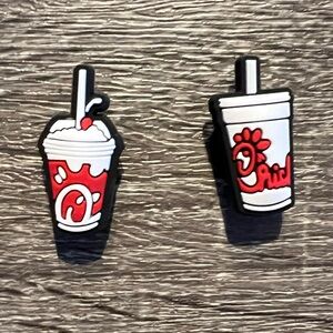 Chicken Restaurant Shoe Charms Set of 2 NWOT